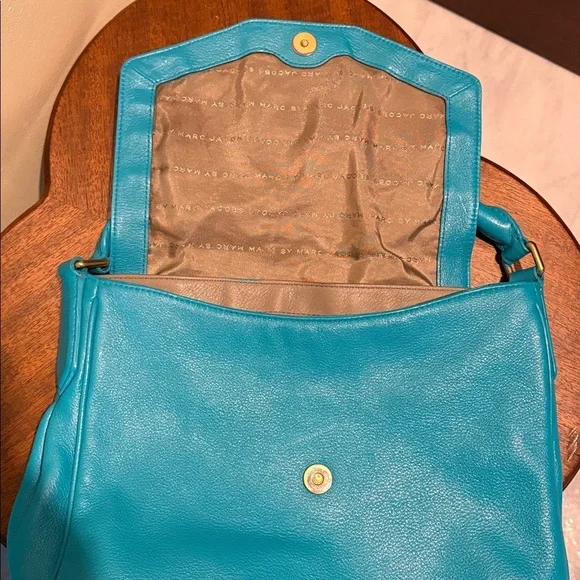 Marc JacobsSatchelshoulder/Crossbody bagleatherturquoise Brass Hardware